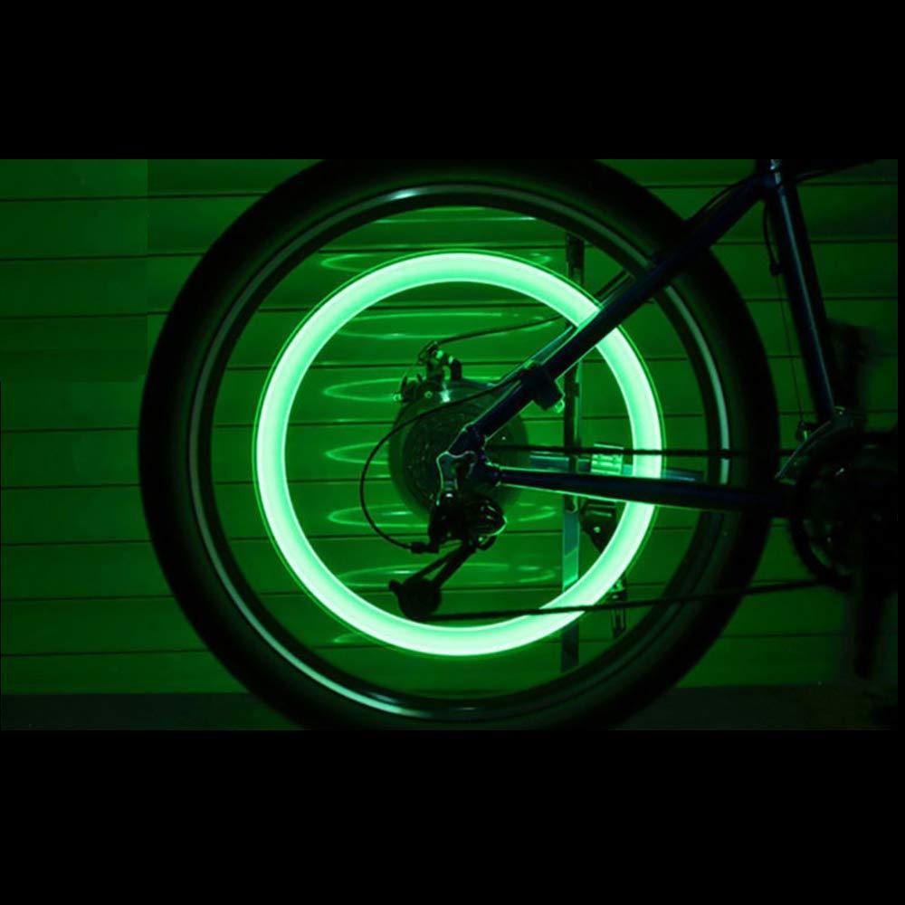LED light valve caps for bicycle or car tires LED light valve caps for bicycle or car tires